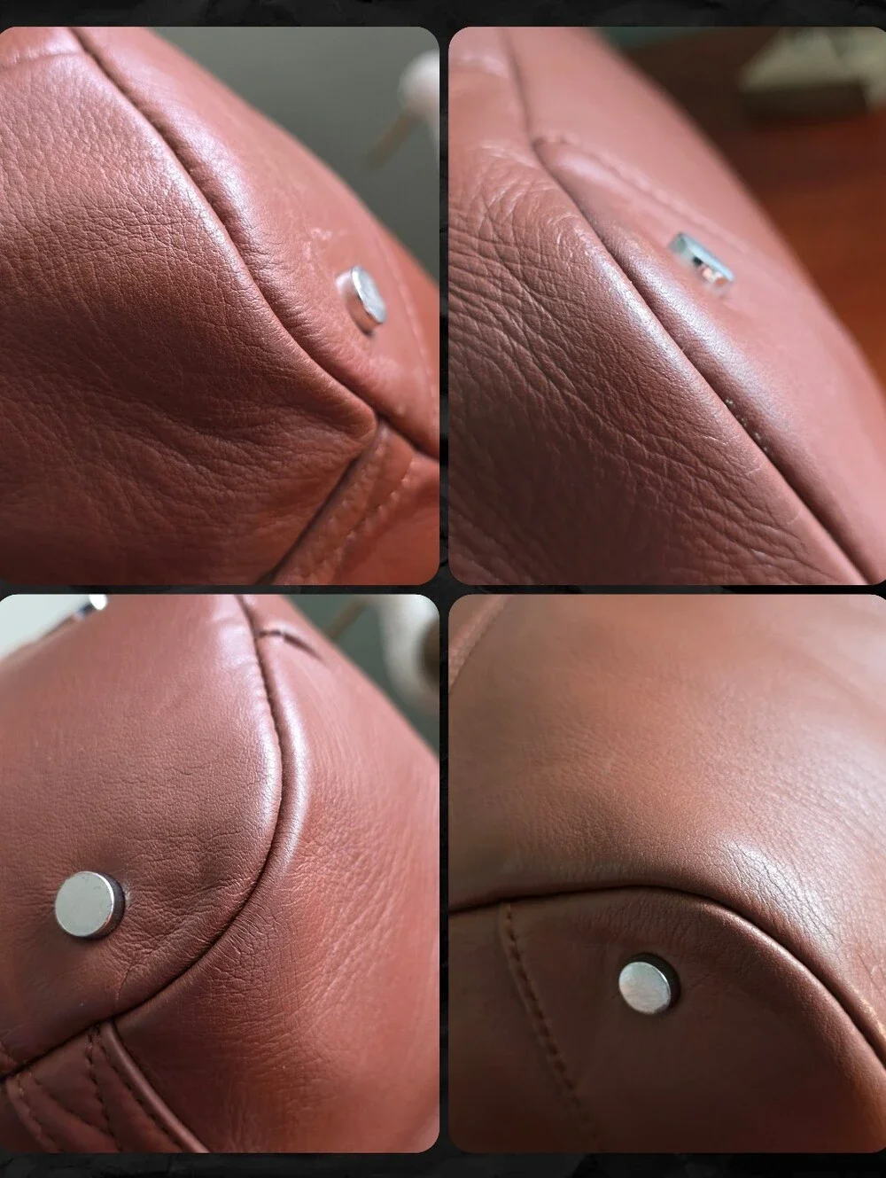 Lily Jade Madeline Convertible Leather Diaper Bag Brown Backpack Tote